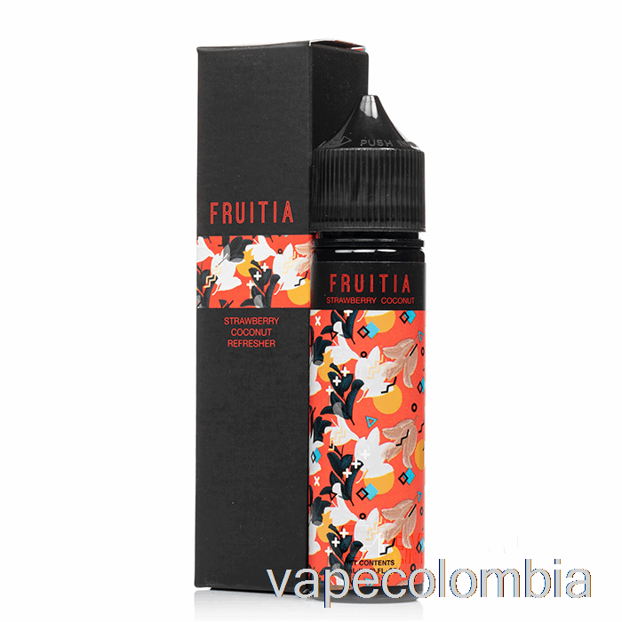 Vape Kit Completo Refrescante De Fresa Y Coco - Fruitia - 60ml 0mg